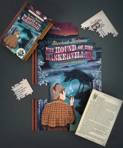 Outlet 😀 Professor Puzzle 252 Pieces The Hound Of The Baskervilles Double Sided Puzzle 🔔 -POP CULTURE PUZZLES STORE thehoundofbaskerville252piecepuzzleprofessorpuzzles123