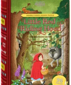 Outlet 👏 Professor Puzzle 96 Pieces Little Red Riding Hood Double Sided Puzzle 🎁